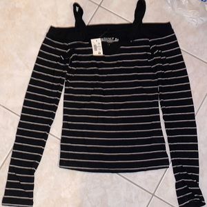 AERO Seriously Soft Black Shirt NEW WITH TAGS